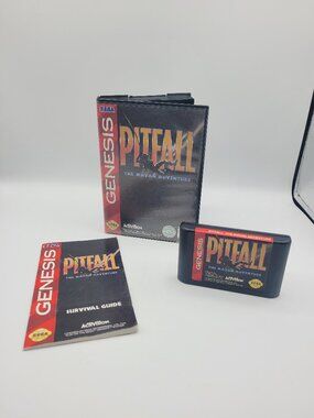 Pitfall Mayan Adventure (Sega Genesis, 1994) CIB Tested